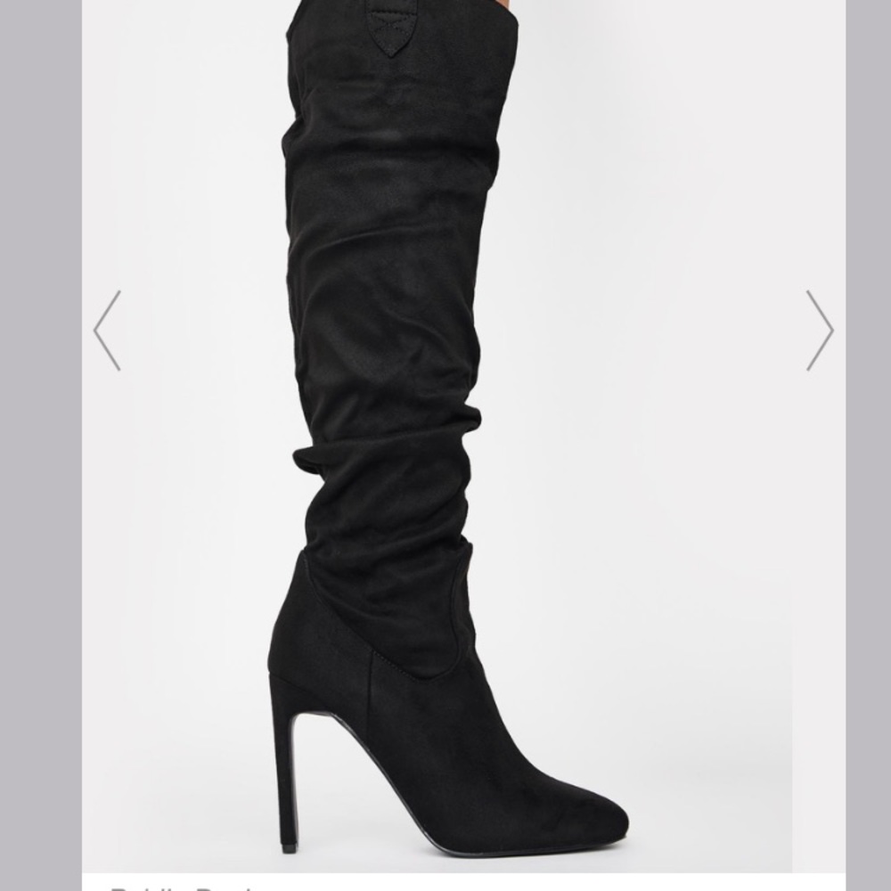 ❤️Black Knee High Boots